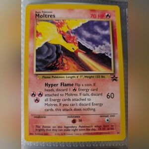 Pokemon Card Moltres Black Star Promo 21